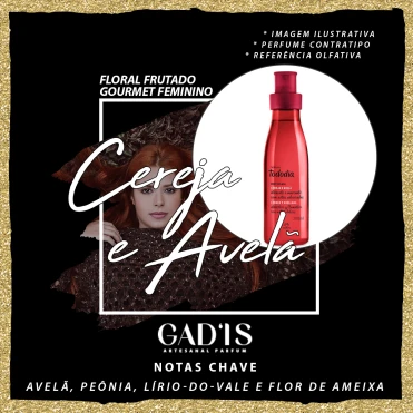 Perfume Similar Gadis 1108 Inspirado em Cereja e Avelã Contratipo
